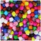 BeadTin Mixed Opaque 8mm Faceted Bicone Plastic Craft Beads (300pcs)